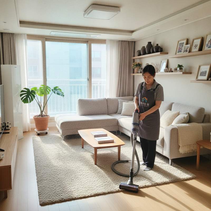 거주청소 관리 이미지
