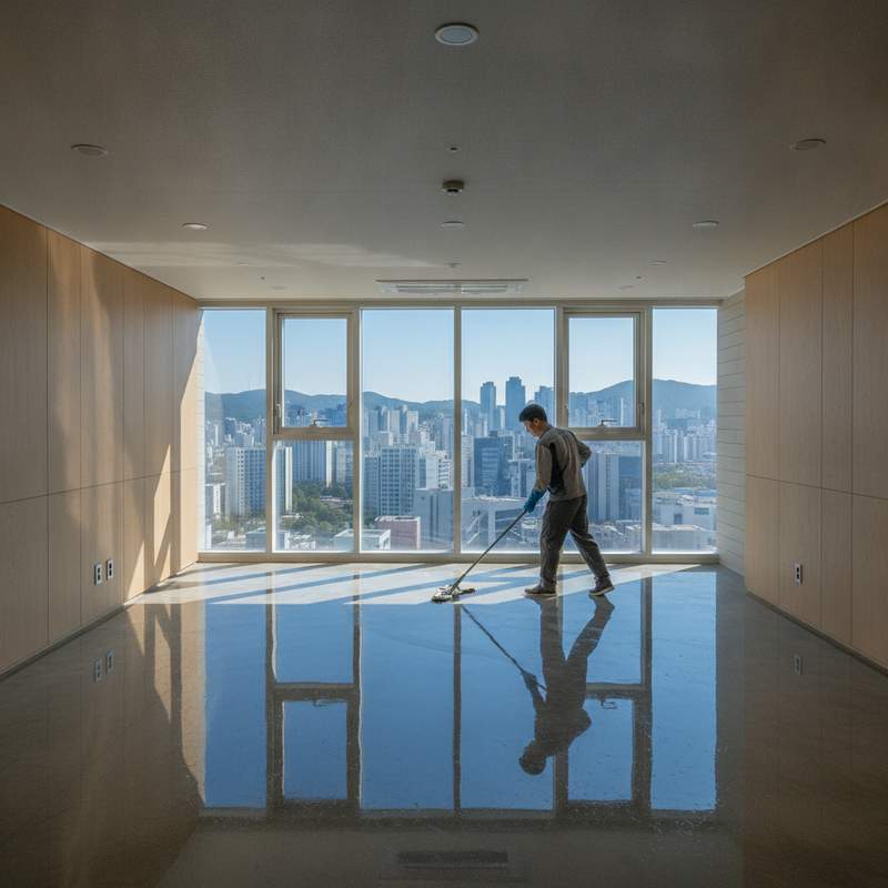 입주청소 현장 이미지