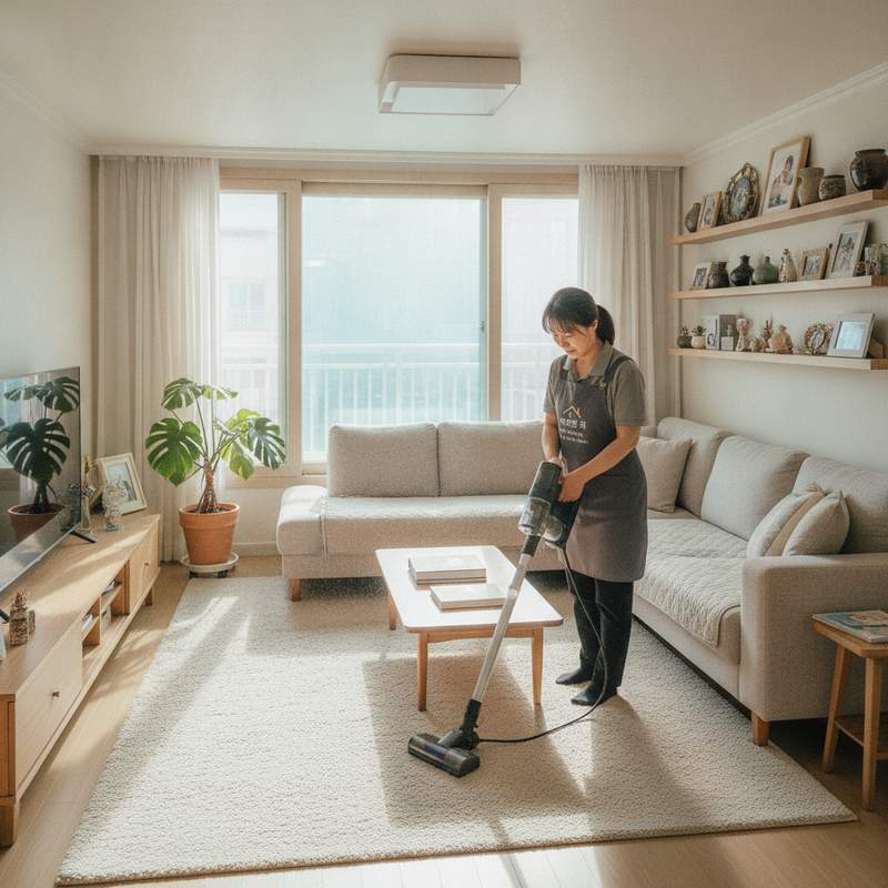 거주청소 관리 이미지